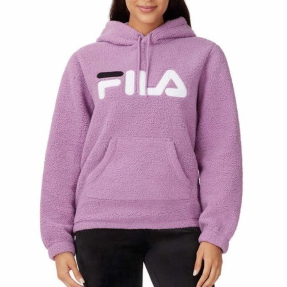 NWT FILA Plush Hoodie - Purple